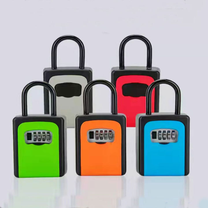 4 Digit Code Box Free Installation Outdoor Password Key Box Extended ...