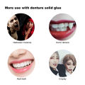 Molded Plastic - Party temporary teeth decoration, DIY role-playing, temporary restoration model, Halloween vampire Molten clay. 