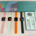 W9 ULTRA SMARTWATCH Curved Display Set Own Wallpaper & Double Button With Scroll Working And Edge To Edge Display Curved Bluetooth / SMS /Whatsapp / News And All Apps Notifications Alarm Clock / Bluetooth Calling & Music Playback/ Calendar / Calculator. 