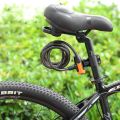 100cm Bicycle Lock Anti-theft Mountain Road Bicycle Wire Chain Lock Key Safety Anti-theft Belt Mounting Bracket Bicycle Lock. 