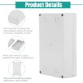 Water Resistant IP65 ABS Project Enclosure Case Wiring Junction Connection Box Cable Enclosure Case Box 200*120*56mm.