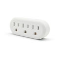 3-Outlet Wall Tap Adapter - 1 to 3 Grounded Outlet Extender, 3-Prong Multi Plug Splitter for Cruise, Home, Office and Dorm. 