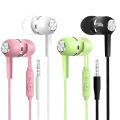 3.5mm Wired Earphone In Ear Headset HIFI Heavy Bass Earbuds Monitor Sports Headset Stereo Music Gaming Headphone With Microphone.