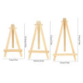 5/10pcs Mini Wooden Easel Stands Wedding Table Place Cards Holders Wooden Name Place Card Display Easels For Wedding Table Decor.