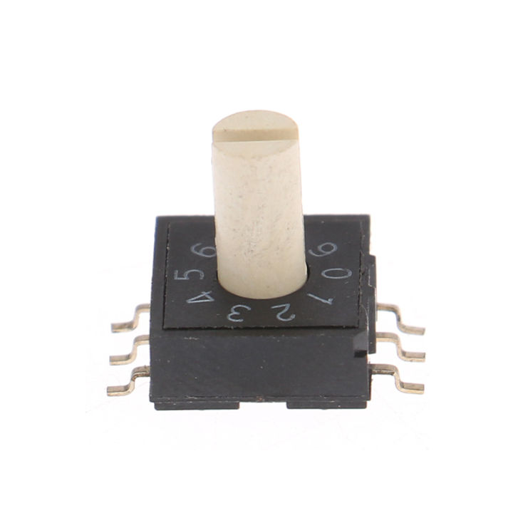 RM3HAF-10 Rotary Dial Switch 10 0-9 Coding Switch Patch 3:3 With Handle ...