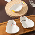 Japanese Style Ceramic tiny Plate Creativity Home Restaurant Soy Sauce Vinegar Mustard Seasoning Animal Ceramic Dish Kitchen. 