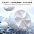 Mini portable USB operate washing machine turbine | ultrasonic portable laundry | mini washer. 
