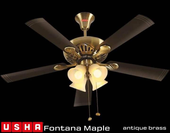 Usha%20Fontana%20Maple%201250mm/50%E2%80%9D%20Ceiling%20Fan%20(Antique%20Brass)%20-%20Image%204
