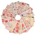 10pcs/lot Linen Christmas Cotton Bags  10x14 13x18cm Candy Gifts Jewelry Packaging Bags Drawstring Gift Bag & Pouches. 