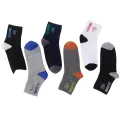 5 Pairs of Autumn and Winter MEN'S Sports Socks for Summer Leisure, Sweat Wicking, Lightweight and Breathable Basketball Socks. 