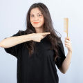 3pcs Natural Handmade Bamboo Comb Set,  anti-static - Wide, Rat Tail, and Fine Tooth Styles - Suitable for All Hair Types.. 