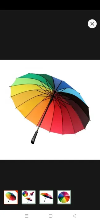 24%E2%80%99%E2%80%99%20Inch%20Fashionable%20Rainbow%20Umbrella-1p%20-%20Image%202