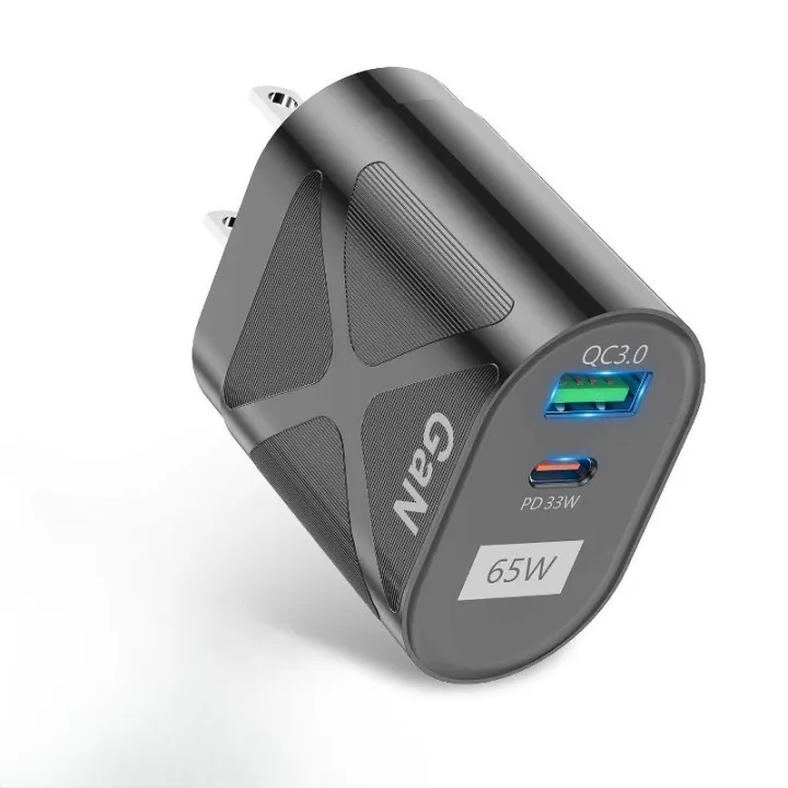 65W%20GaN%20Chip%20Super%20Fast%20Charging%206.6A%20each%20Port%20With%20PD%2033W%20Type%20C+QC%203.0%20USB%20Dual%20Port%20Charging%20Head%20Universal%20Adapter%20-%20Image%205