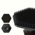 3-piece facial cleansing tool set, stainless steel heart-shaped scraping tool, ice roller, silicone facial brush.