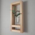 Wood Frame Shelf | Picture Frame Shelf | Framed Wall Shelf | Bud Vase Wall Shelf | Plant Shelf | Modern Wall Shelf | Wood Shelf | Bud Vase.