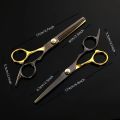 2pcs hair scissors set, special flat-tooth magic scissors for home use to trim bangs by oneself.