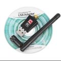 Original Wifi Adapter Antina For Pc 300mbps Long Range  - Wireless N USB Antenna DVR WIFI Internet Connector Adapter Receiver Device For PC And Laptop - Support Windows & MAC & Linux Best USB Mini Wireless Wi-Fi Adapter catcher Dongle Receiver Network LAN. 