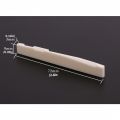 Miwayer Acoustic Guitar Bone Bridge Pins Nail Nut Saddle 1 Set 6 String Original White Bovine Bone for Classical Guitar Repair. 