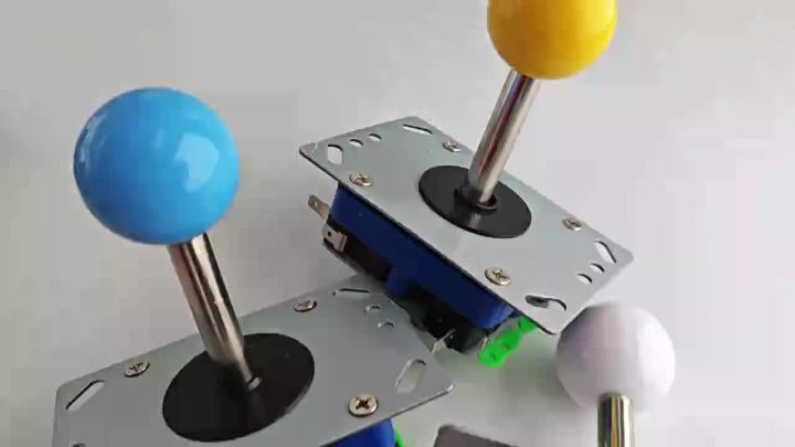 New American Happ Joystick Arcade Style Stick Long Shaft Topabll Coin ...