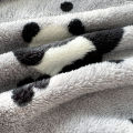 Panda Printed Fluffy Blanket for Beds Single/Queen/King Plush Fleece Plaids for Sofa Soft Warm Thow Blanket for Winter. 