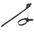 M6 M8 M10 Hole Removable Threaded Nylon Plastic Vehicle Motocycle Cable Tie Car Harness Retainer Clip Push Mount Auto Fasteners. 
