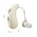 1 Set Mini Digital Hearing Aid fittings for Elderly Portable Sound Amplifier Rechargeable Adjustable Hearing Aid for Seniors. 