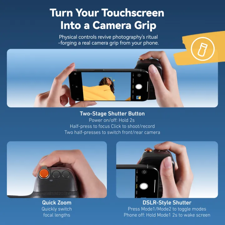 TELESIN%20Magnetic%20Phone%20Camera%20Shoot%20Hand%20Grip%20Phone%20Holder%20Shooting%20Aid%20Remote%20Control%20Handle%20for%20Smart%20Phone%20iPhone%20Android%20-%20Image%205