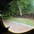 New Outdoor Strong Light Led Zoom Flashlights White Laser High Power Ultra Long Range Torch Rechargeable OLED Display Flashlight. 