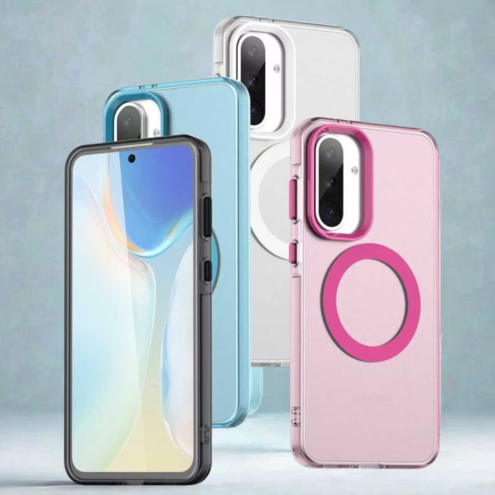 Magnetic Magsafe Case For Samsung Galaxy A56 Case A26 A36 A16 A15 A25 A35 A55 5G Shockproof wireless charging Back Cover