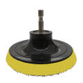 10Pcs 100mm Sanding Disc 60-240 Grit Sandpaper Buffing Wheel Hook And Loop Backing Pads For Electric Drill Grinder Rotary Tools. 