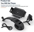 Wireless Car Z Fold 3 Holder,15W Qi Fast Charging Car Holder Mount for Air Vent and Dashboard. 