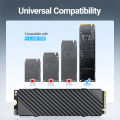 RAGEER M.2 2280 SSD Cooler Slim Aluminum Efficient Cooling Solution Compatible with Laptops, PS5 and Desktop Computers. 