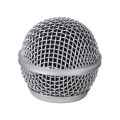 Mesh Ball Head Wired Wireless Microphone Grille Microphone Replacement Head Steel Shure SM58 Beta 58A. 