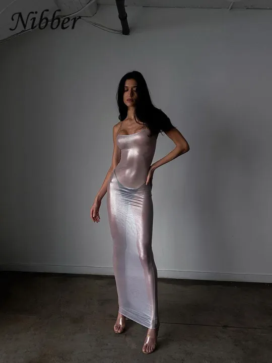 Nibber%20See%20Through%20Maxi%20Dress%20Women%20%20Strappy%20Dresses%20Body-shaping%20Vestido%20Female%20Stunning%20Hipster%20Attirewear%20Clothing%20-%20Image%205