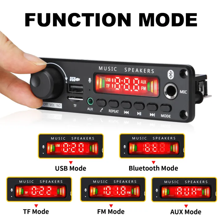 Bluetooth%205.0%20MP3%20Decoder%20Board%2085W%20160W%20Amplifier%20Audio%20Player%2012V%20DIY%20MP3%20Player%20Car%20FM%20Radio%20Module%20TF%20USB%20Mic%20Record%20Call%20-%20Image%206