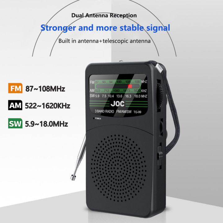 Portable%20FM/AM/SW%20Radio%20Battery%20FM%20Receiver%20Excellent%20Reception%20Clear%20Speaker%20With%203.5mm%20Headphone%20Jack%20LED%20Lighting%20For%20Elderly%20-%20Image%202