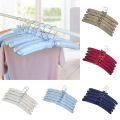 5 Pcs Satin Padded Clothes Hanger Silk Wrapped Coat Jacket Rack Shop Display Hanger. 