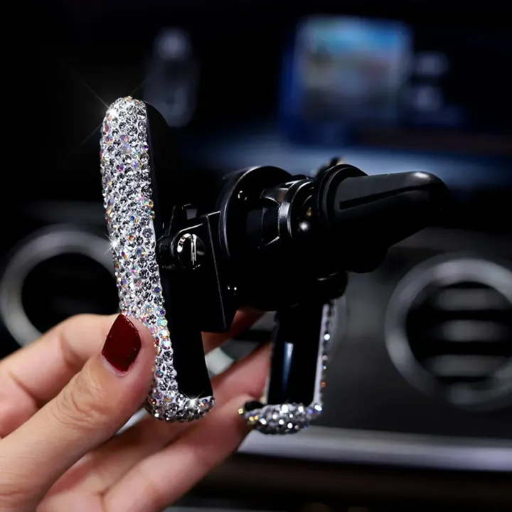 Crystal%20Car%20Phone%20Holder%20Car%20Air%20Vent%20Mount%20Clip%20Mobile%20Phone%20Holder%20Woman%20Diamond%20Auto%20Phone%20Bracket%20Interior%20Accessories%20Amagi%20-%20Image%203