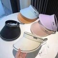 Sun Hat Wide Brim Empty Sun Hat Casual Fashion Summer UV Protection Sun Hat Adjustable Size Outdoor Play and Travel Essential.