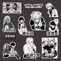 10/30/70pcs Black White Football Anime BLUE LOCK Stickers Cool Isagi Yoichi Graffiti Decals Phone Laptop Luggage Cartoon Sticker. 