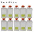 10Pcs Reusable Complementary Food Baby Pouch Bag Kitchen Dispenser Food Storage Bag Squeeze Pouches. 