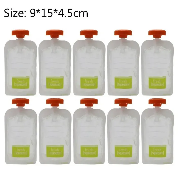 10Pcs%20Reusable%20Complementary%20Food%20Baby%20Pouch%20Bag%20Kitchen%20Dispenser%20Food%20Storage%20Bag%20Squeeze%20Pouches%20-%20Image%205