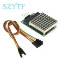 1 / 2 / 4 / 8-bit MAX7219 60×60 Dot Matrix Module Microcontroller LED Display Module For DIY KIT With Cable. 
