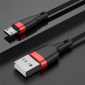 USLION Micro USB Cable Fast Charging Cable For Xiaomi redmi note 5 Micro USB Data Cord Charger Quick Charge 3.0 Cable 1M 2M 3M. 
