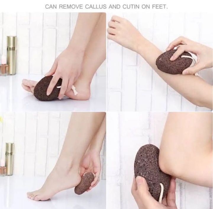 Natural Volcanic Pumice Stone Ex-foliate Scrub Dead Skin Remover