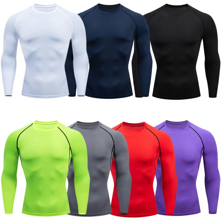 Men's Running T-Shirts, Quick Dry Compression Sport
