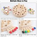 Wooden Memory Match Stick Chess Color Game Board Puzzles Montessori Educational Toy Cognitive Ability Learning Toys. 