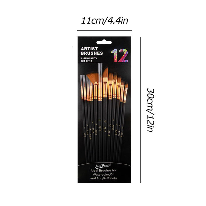 12Piece%20Nylon%20Bristle%20Brush%20Set,%20Nylon%20Flat%20Brushes%20Watercolor%20Brushes%20Oil%20Paint%20Brushes%20For%20Artists%20Amateur%20Acrylic%20Painting%20-%20Image%206