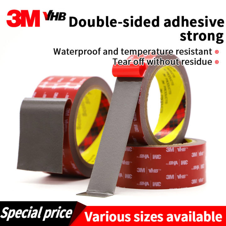 3M VHB double sided tape for automotive use, strong, non-marking, high adhesive, temperature-resistant, waterproof, foam tape