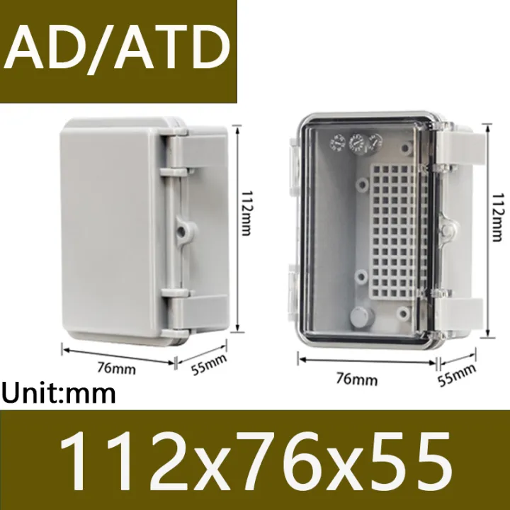Ip66 Box Pc Ip66 Abs Pc Hinged Plastic Enclosure Waterproof Power Electrical ...